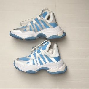 Jeffrey Campbell WiFi Dad Sneakers Blue/W/Gray7.5